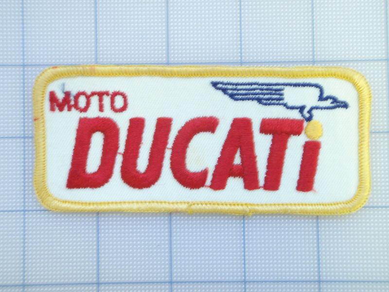 Vintage ducati  patch 70s-80s biker motorcycle motocross birtbike moto ducati