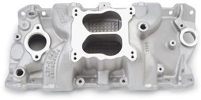 Edelbrock performer rpm intake manifold chevy sbc 283 327 350 fits stock heads