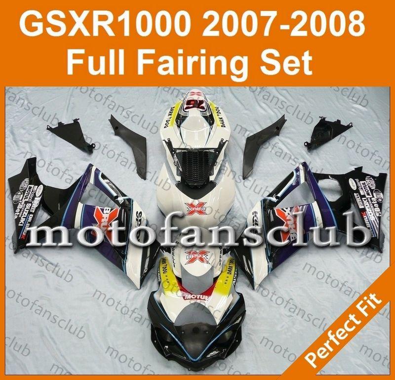 Fit suzuki gsxr 1000 07 08 gsx-r 2007 2008 fairing bodywork plastics k7 #19 c