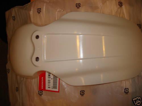 Honda z50r z50 z 50  1988-99  front fender  white oem