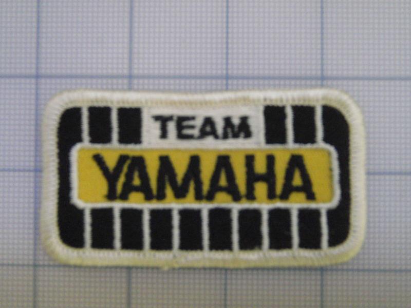 Vintage yamaha  patch 70s-80s biker motorcycle motocross birtbike team yamaha