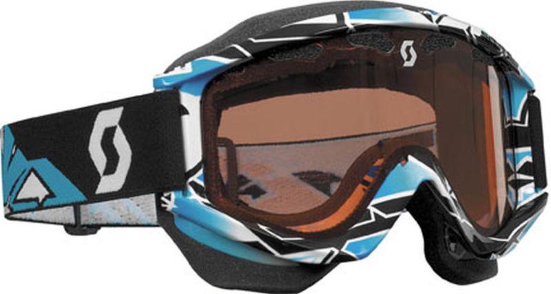 Scott recoil xi pro snowcross w/ rose acs thermal lens adult goggles,vandal/blue