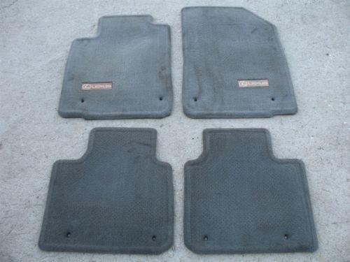 07 08 09 10 11 lexus es es350 mat set floor mats dark gray oem used