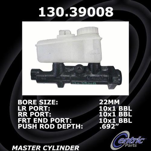 Centric 130.39008 brake master cylinder-premium master cylinder