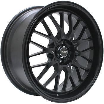 18x8 matte black kyowa evolve wheels 5x112 +42 audi s4 3.0 tts q5 tt a5 a4 s4