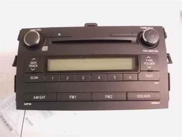 09 10 corolla oem cd mp3 player radio a518a0 lkq