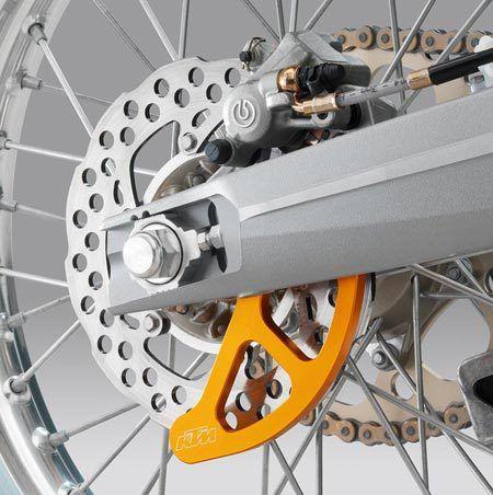 New ktm orange rear brake disc guard sx xc exc 2004-2012   5481006110004