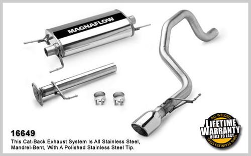 Magnaflow 16649 toyota truck fj cruiser stainless cat-back system exhaust