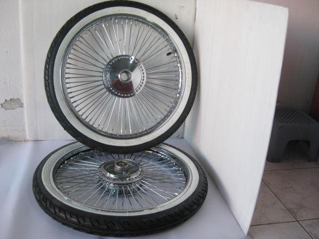 Honda c70 c50 c90 wheel set 144 spokes "modified wheel"