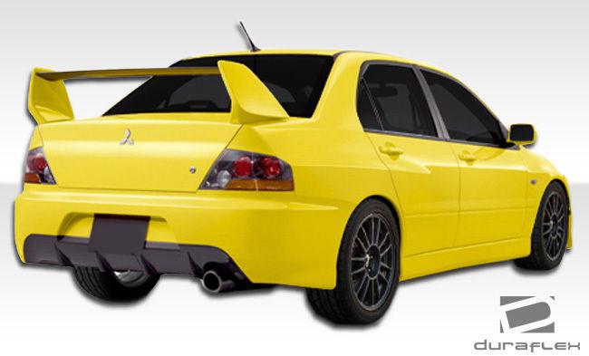 Duraflex rear bumper body kit 03 04 05 06 mitsubishi evolution 104457