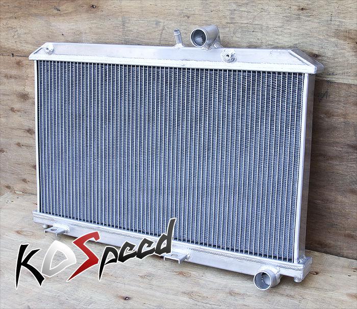 04-08 mazda rx8 rx-8 se3p 13b bolt on dual core 2 row aluminum racing radiator