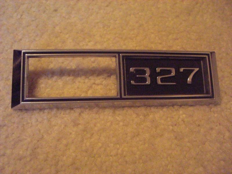 1968 chevelle / impala  327 r/h  side marker  bezel new 