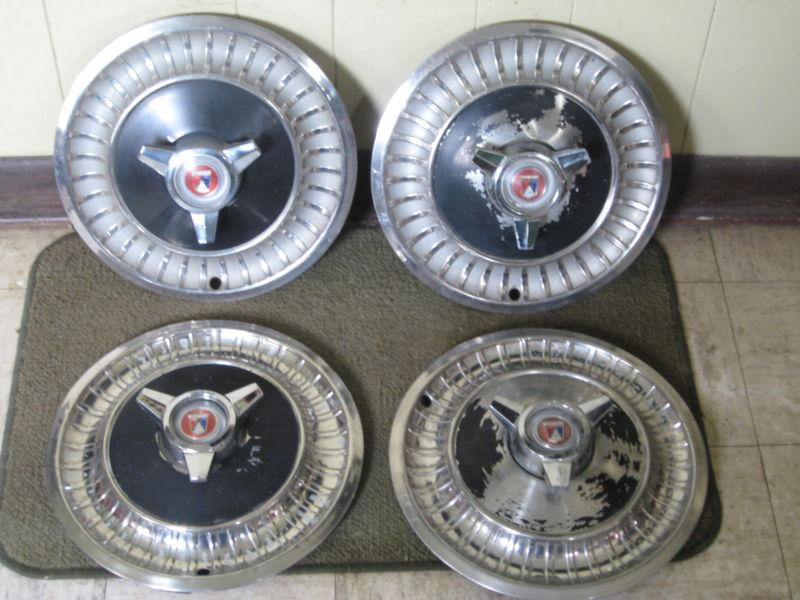 1963 ford spinner hub caps 13" set of 4 wheel covers