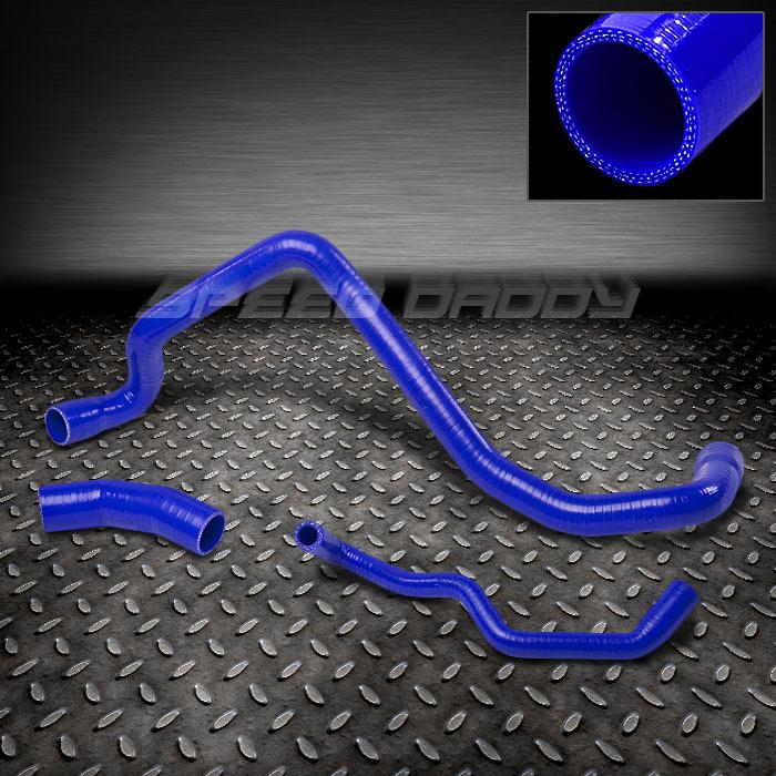 3-ply silicone radiator hose pipe hi temp kit 99/00-06 audi tt/quattro mk1 blue