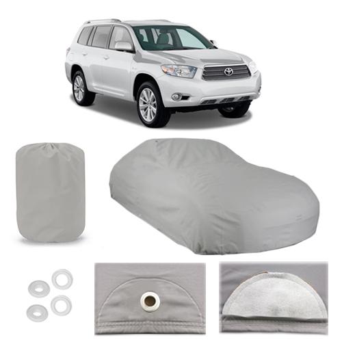 Toyota highlander 4 layer car cover fit outdoor water proof rain snow sun dust