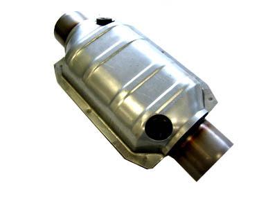 Ceramic high flow cat catalytic converter 2.5" obx o2 bungs