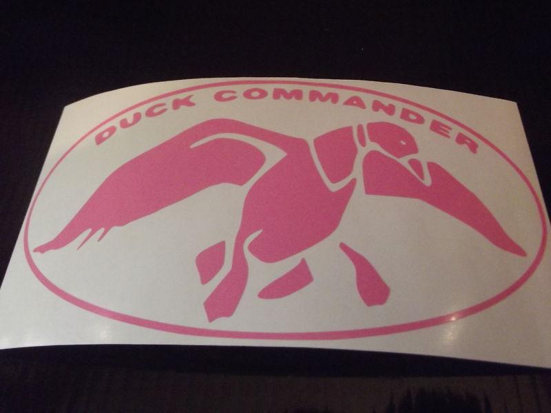  8" duck dynasty duck commander vinyl decal sticker (soft pink)