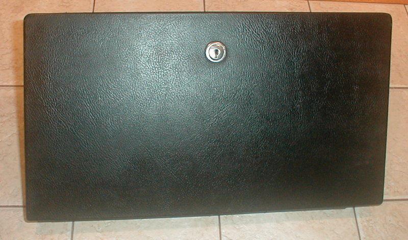 1966 1967 oldsmobile toronado glove box door with hinge and key mint/excel cond.