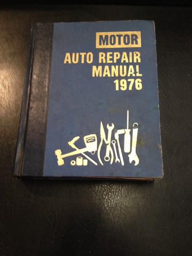 Motor auto repair manual 39th edition 1976 service book ford chevy dodge oem 