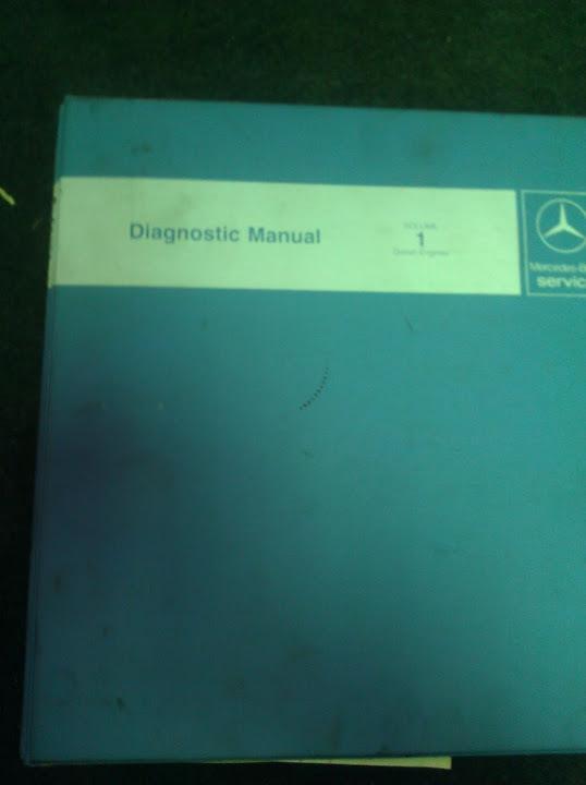 Mercedes benz service  manual  - diagnostic manual volume 1 / gasoline engines