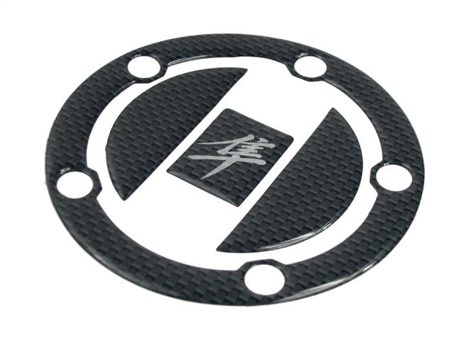 Carbon suzuki hayabusa gsx1300r fuel gas cover pad decal 08-13