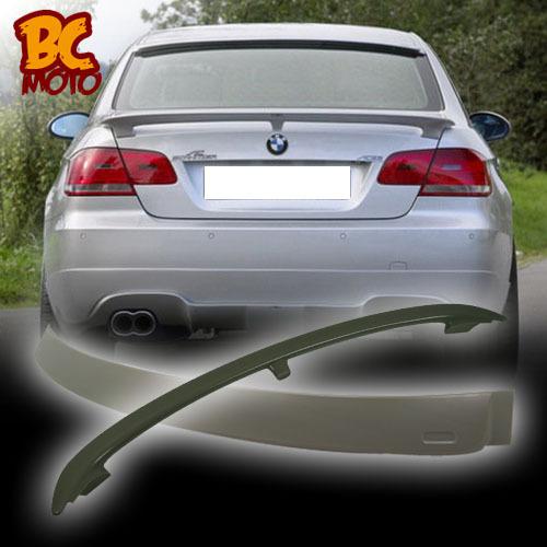 Bmw 3-series e92 2d coupe a style rear roof & boot trunk spoiler 07+ ▼