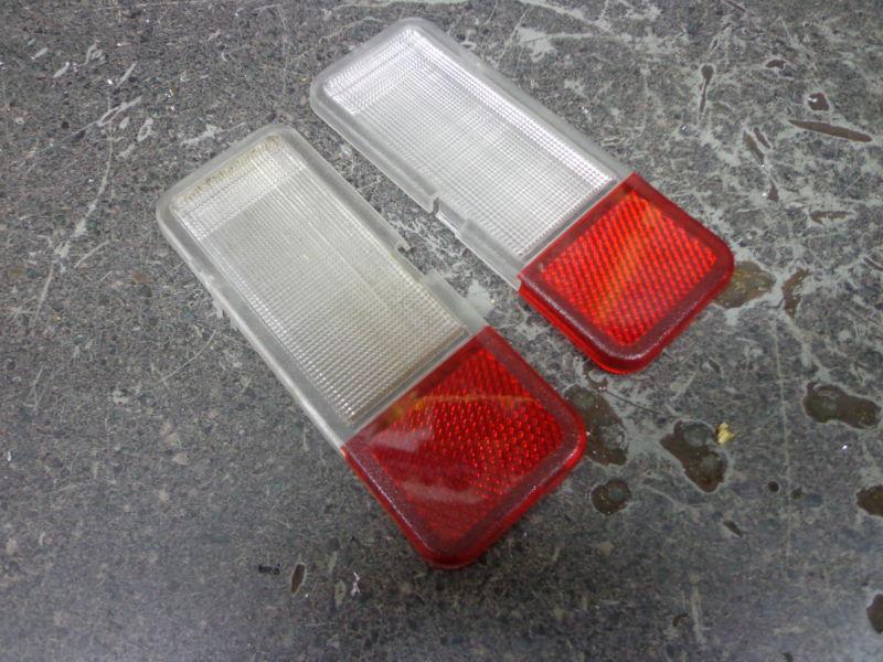 Ford expedition front drivers passenger lh rh  door light reflectors lens 97-02