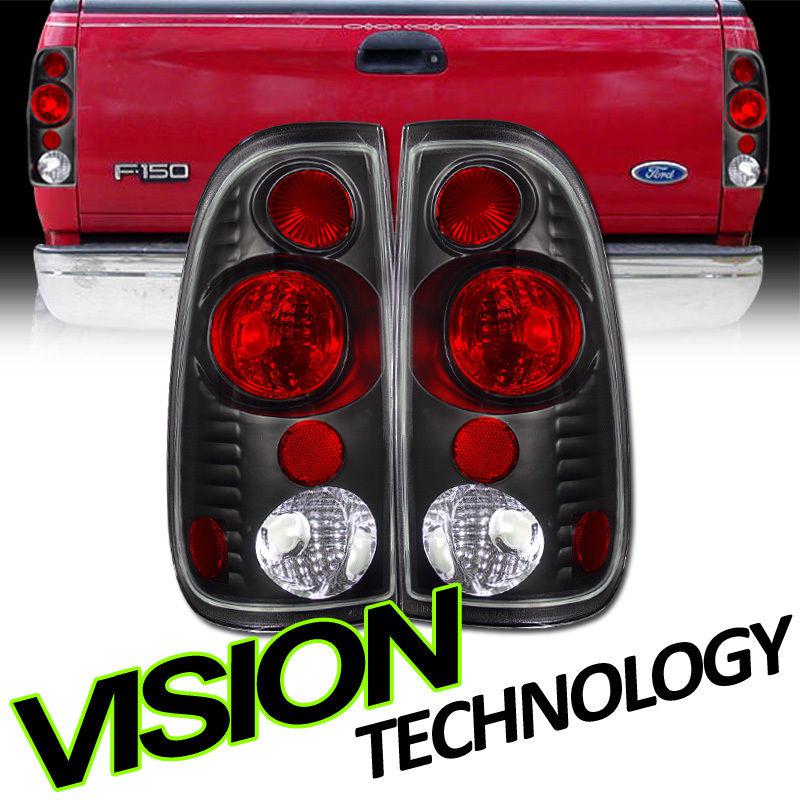 Jdm blk altezza tail lights rear lamps pair 99-07 f250/f350/f450/f550 super duty