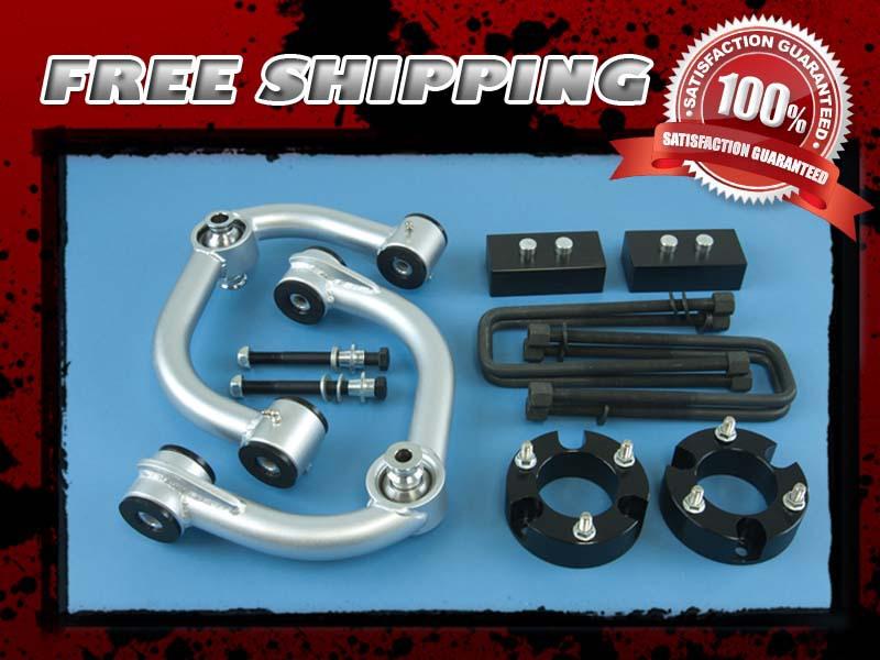 Black nylon lift kit front 3.5" rear 3.5" block  4x2 2wd 4x4 4wd w/ control arm