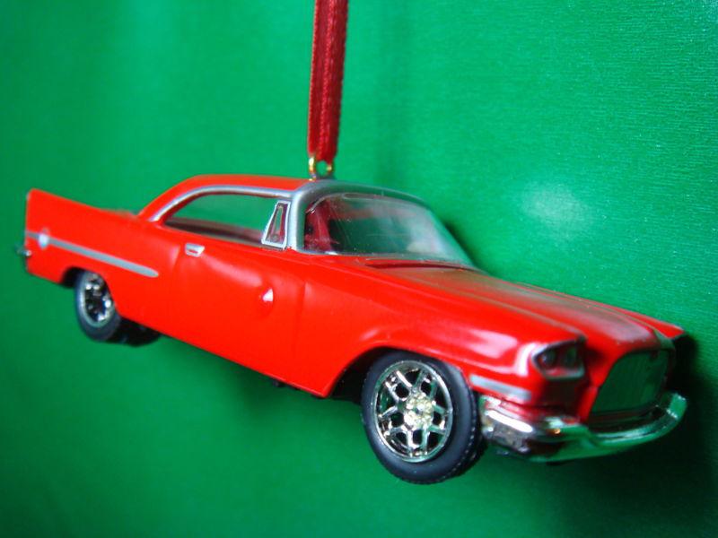 1957 '57 chrysler 300c red christmas tree ornament