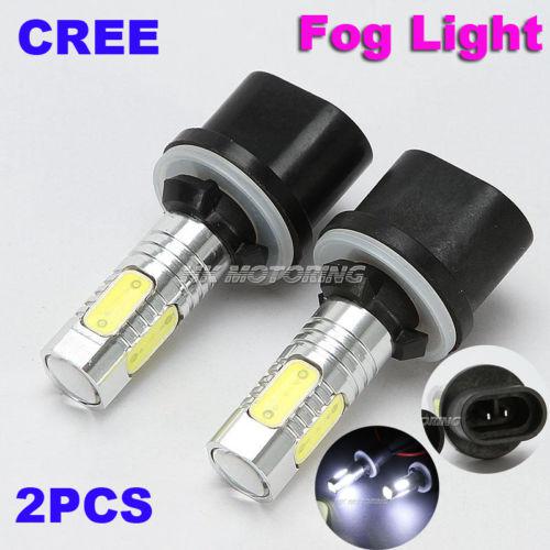 2pcs 880 399lm super bright 11w 12v cob+cree led driving car fog light drl lamp