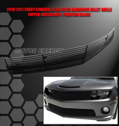 2010-2013 chevy camaro ls lt ss upper billet grille insert phantom black short