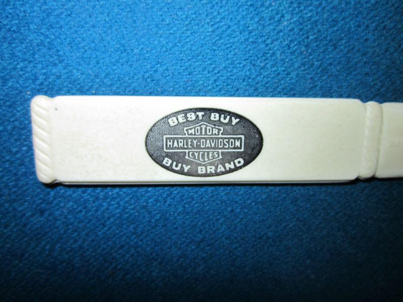 Rare vintage 1950's harley davidson dealer promo letter opener