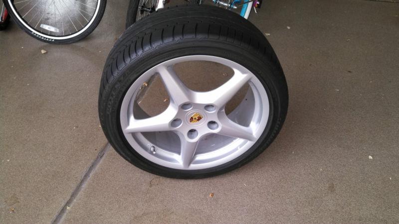 Porsche 18" carerra wheels 5 spoke 