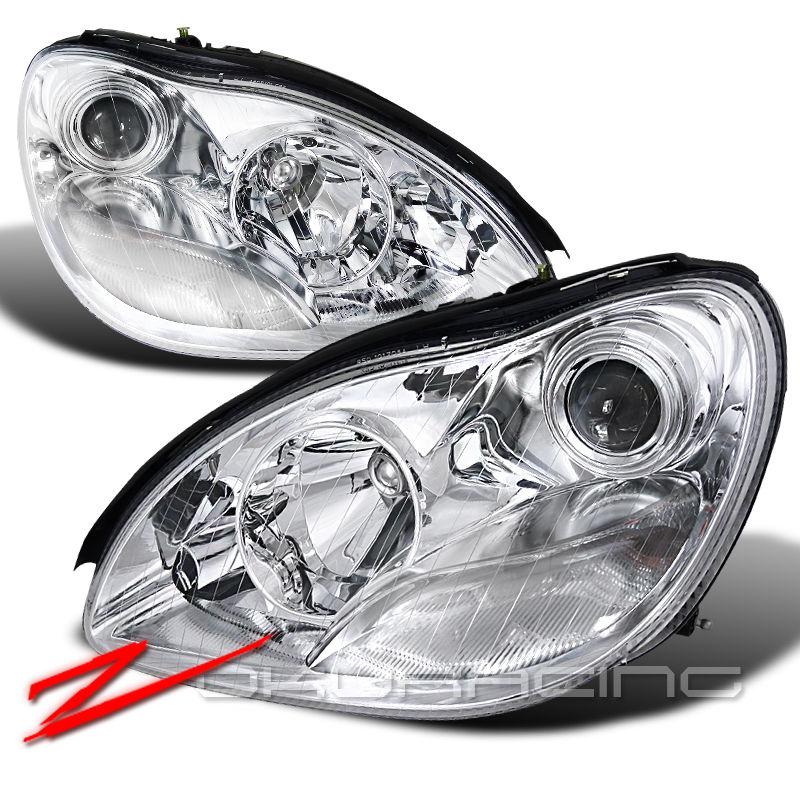 2000-2005 mercedes benz w220 s class projector headlights