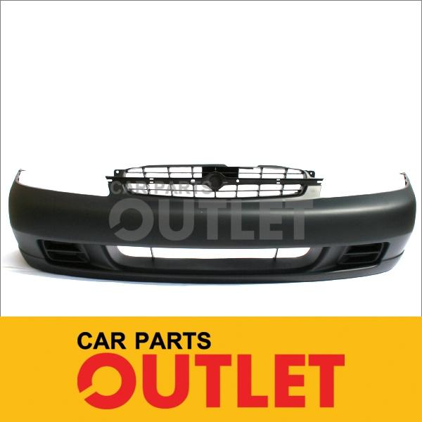 1998 1999 altima front bumper primered black plastic cover gxe wo fog hole wo se