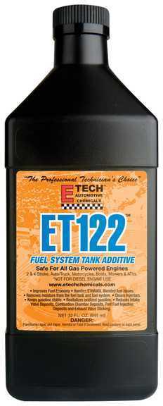 Etech chemical eti et122 - fuel additive, fuel system tank additive; 32 oz