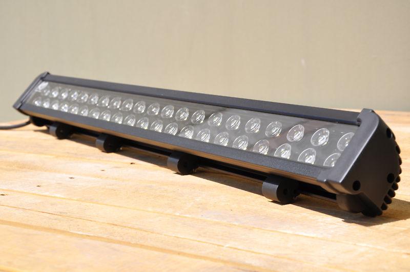 Led light bar 32" ko off road 126w cree flood spot dually rigid jeep wrangler jk