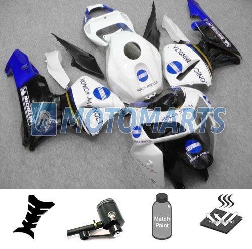 Bundle inj fairing w/ brake fluid reservoir oil pot for honda cbr600rr 05 06 af