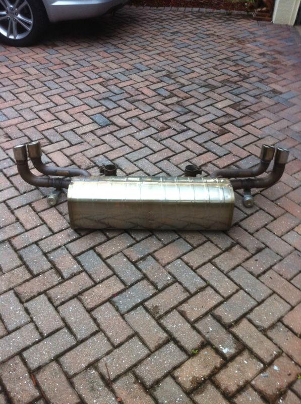 2001 ferrari 360 spider exhaust system from muffler to tips with bypass