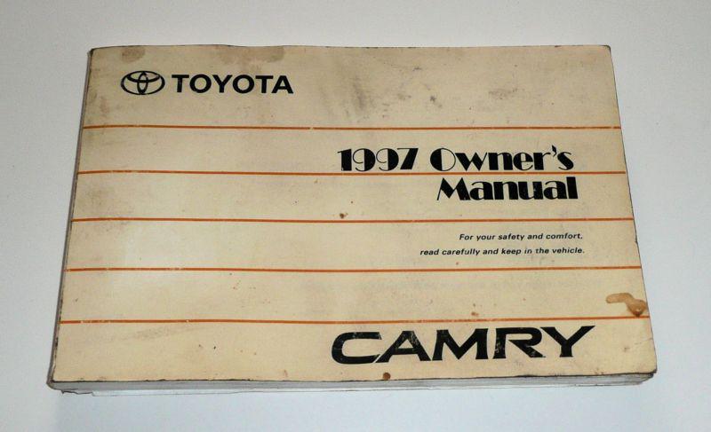 1997 97 toyota camry factory owners manual … free shipping