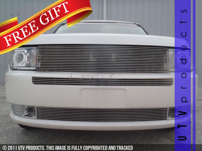 2008 2009 2010 2011 2012 ford flex billet grille combo 3pc kit replacement upper