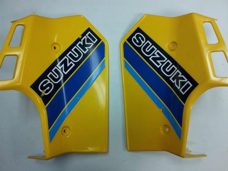 Radiator shrouds guards covers oem 1984 - 1988 suzuki rm125 rm250 rm 125 250 