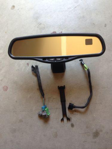 Gentex dual display temp comp auto dim gntx-177 stacked display rear view mirror