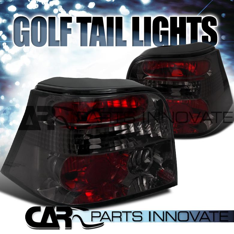 Fit vw 99-06 golf mk4 gti r32 tail lights brake rear lamp altezza smoke