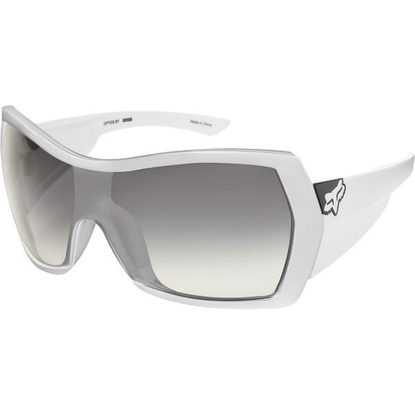 Fox racing the accolade womens sunglasses polished white/gray one size