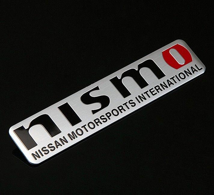 Metal side rear back emblem badge sticker for motorsports international nismo