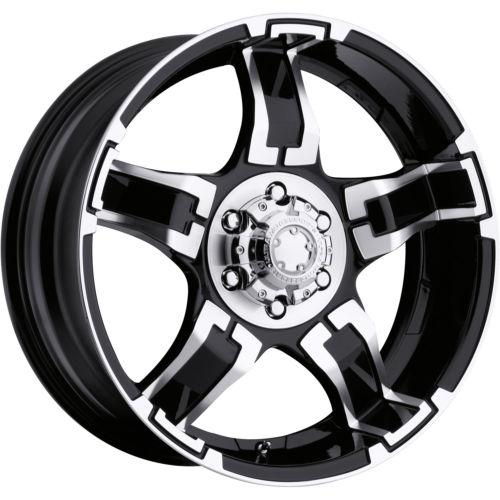 20x9 black ultra drifter (194) wheels 6x135 +30 ford expedition f-150