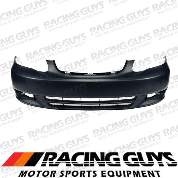 03-04 toyota corolla ce le front bumper cover primered capa plastic to1000240