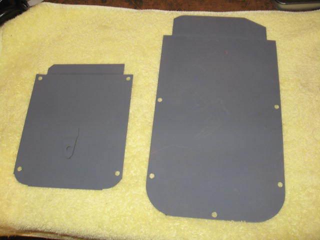  1956 1957 chevy  pontiac 4 door hardtop front door inspection covers  56 57 